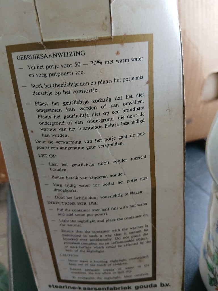 Geurlichtje gouda, Ophalen of Verzenden