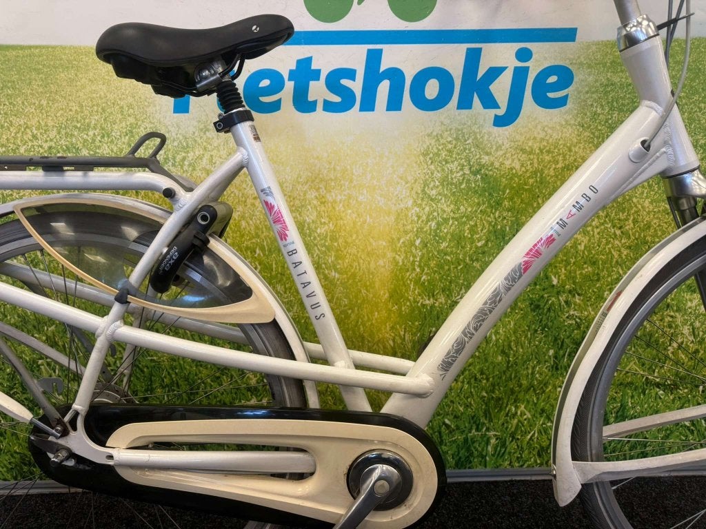 Fietshokje Amersfoort: Batavus Mambo damesfiets N8 H57, Fietsen en Brommers, Niet ingevuld, Gebruikt, Versnellingen, Niet ingevuld