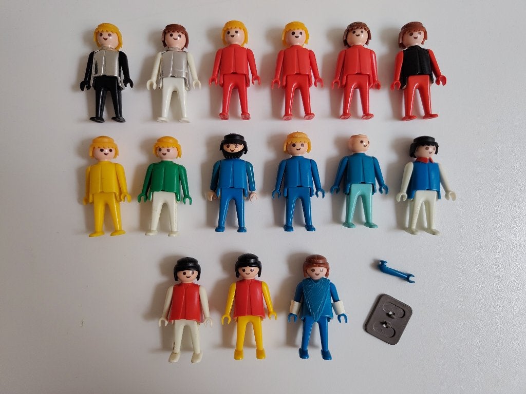 playmobil verschillende poppetjes (vintage) per stuk, Ophalen of Verzenden, Gebruikt, Losse onderdelen, Figuren