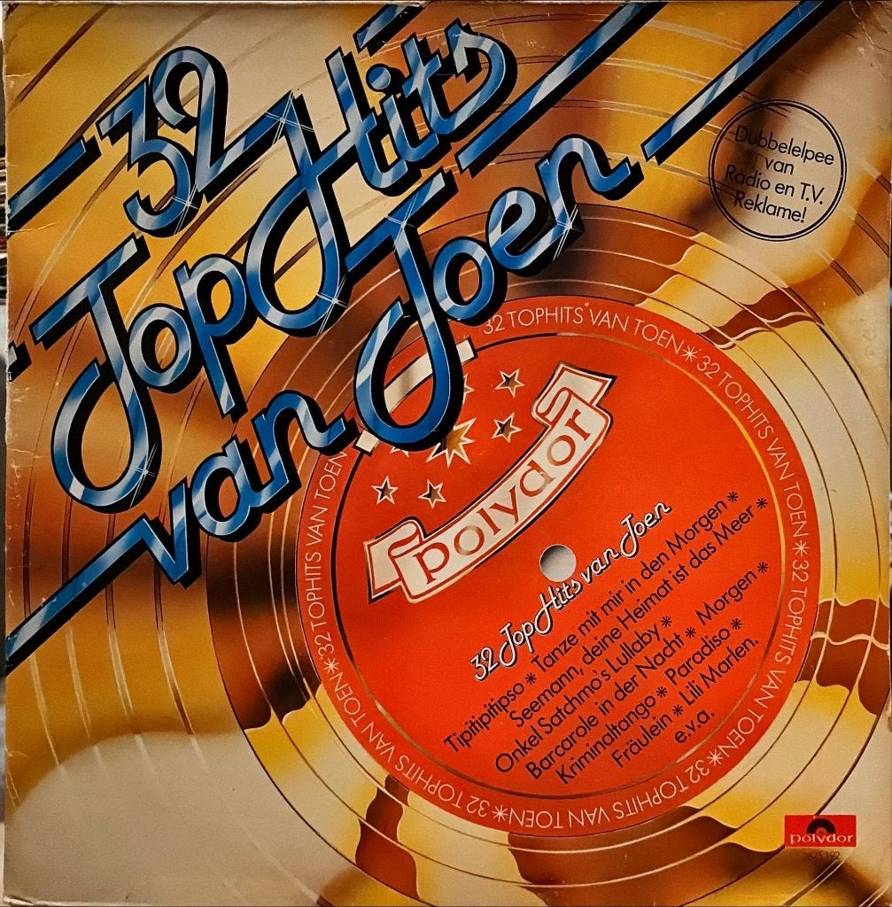 32 top hits van toen - Polydor / Nederland, Cd's en Dvd's, Vinyl | Verzamelalbums, Gebruikt, Inclusief binnenhoes, Ophalen of Verzenden