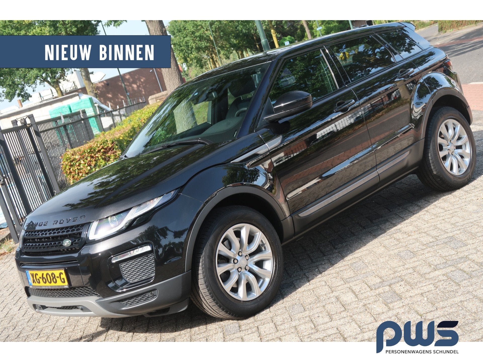 Land Rover Range Rover Evoque 2.0 Si4 Urban Series SE Leer /, Auto's, Automaat, 4 cilinders, Zwart, Bedrijf