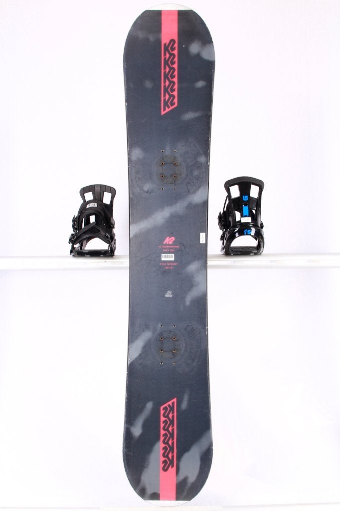 160 snowboard K2 EST. 87, p-tex topsheet, Black/red, Verzenden, Gebruikt, Board