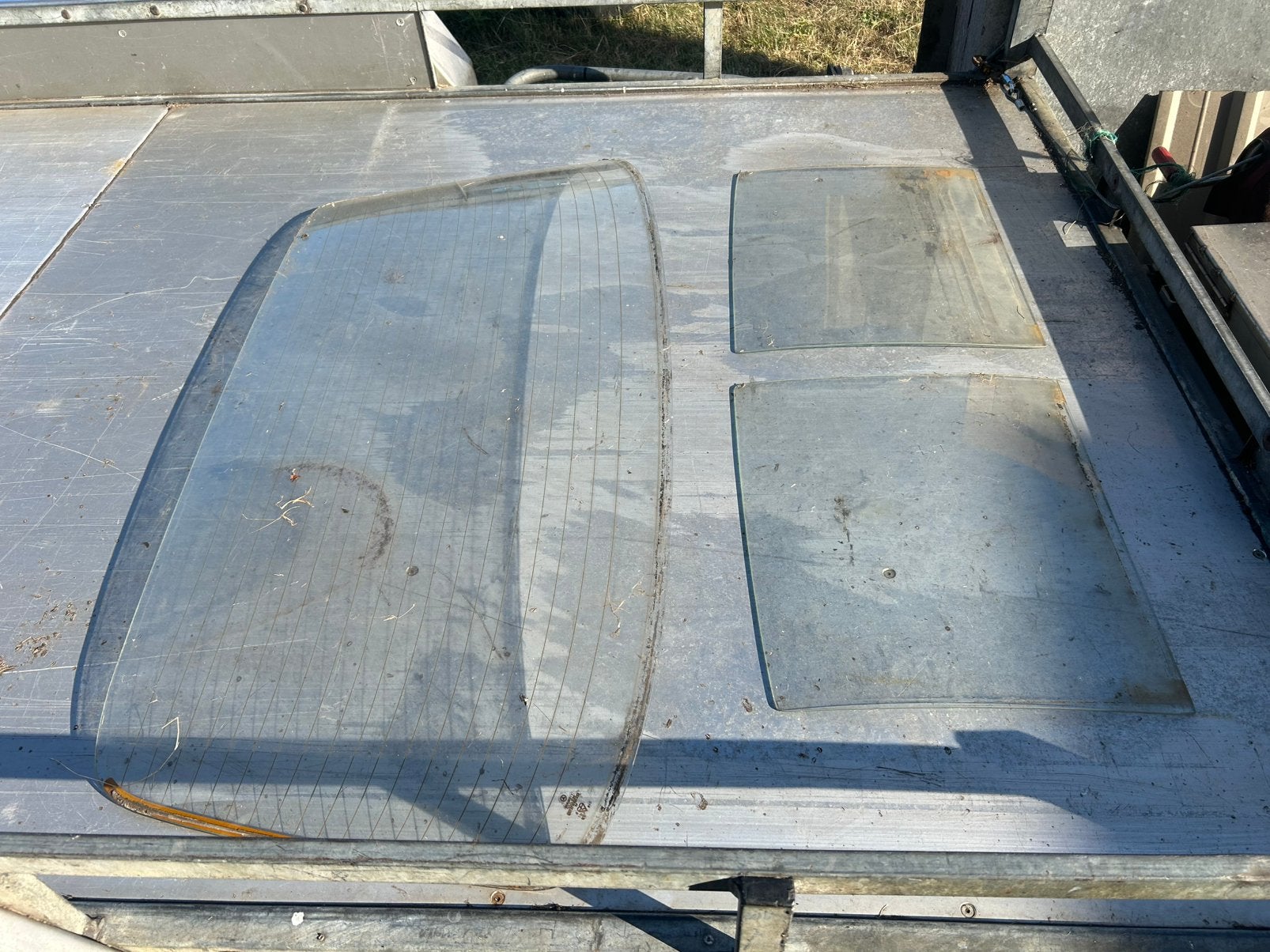 Achterraam en zijramen Mercedes W123, Ophalen, Gebruikt, Deur, Mercedes-Benz