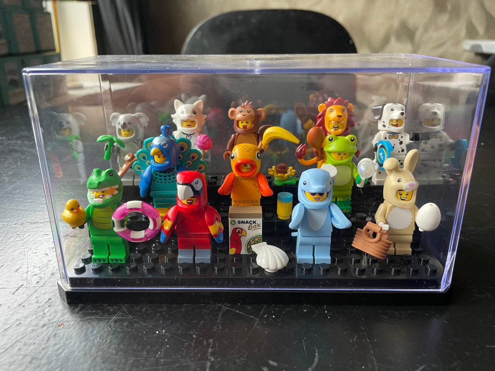Display Case voor lego minifiguren 16st beschikbaar, Ophalen of Verzenden, Nieuw, Minifiguur, Minifiguren serie
