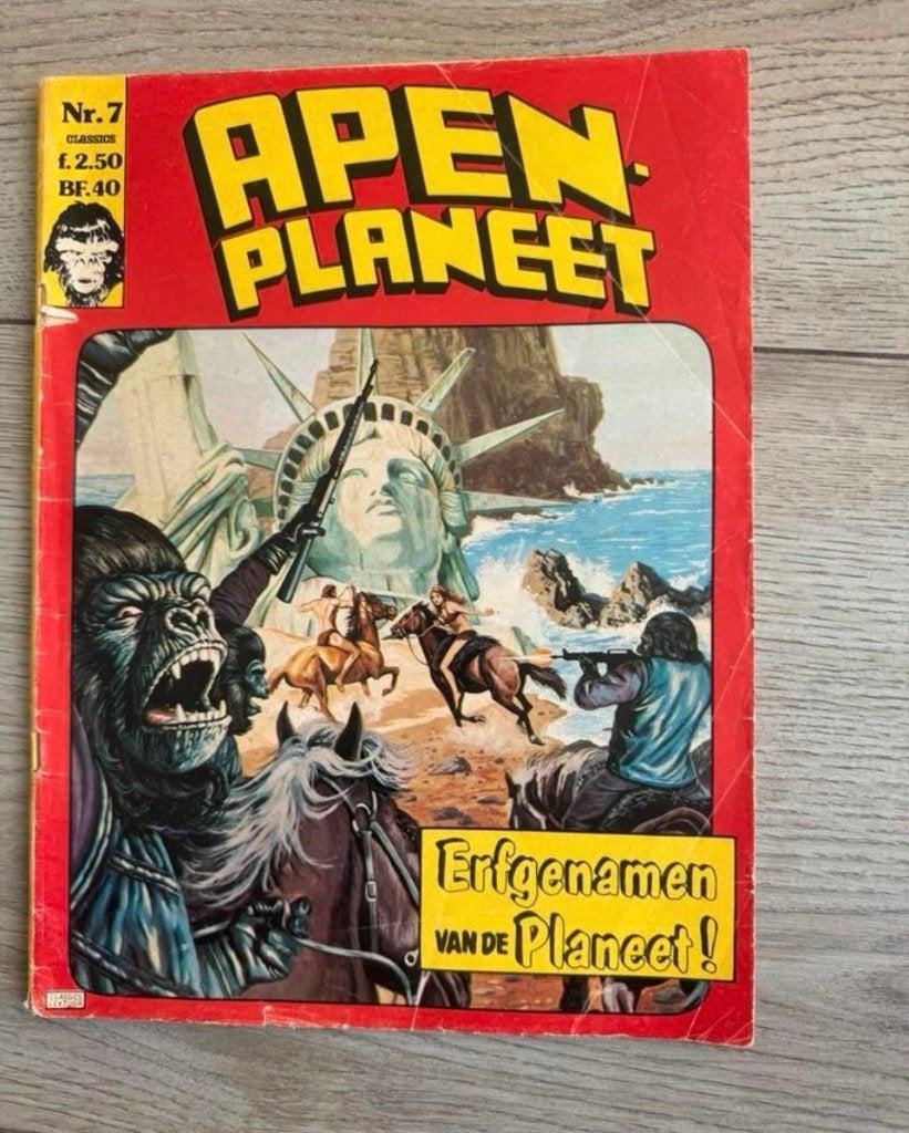 3x apenplaneet strip stripboek tijdschrift, Meerdere stripboeken, Verzenden, Gelezen