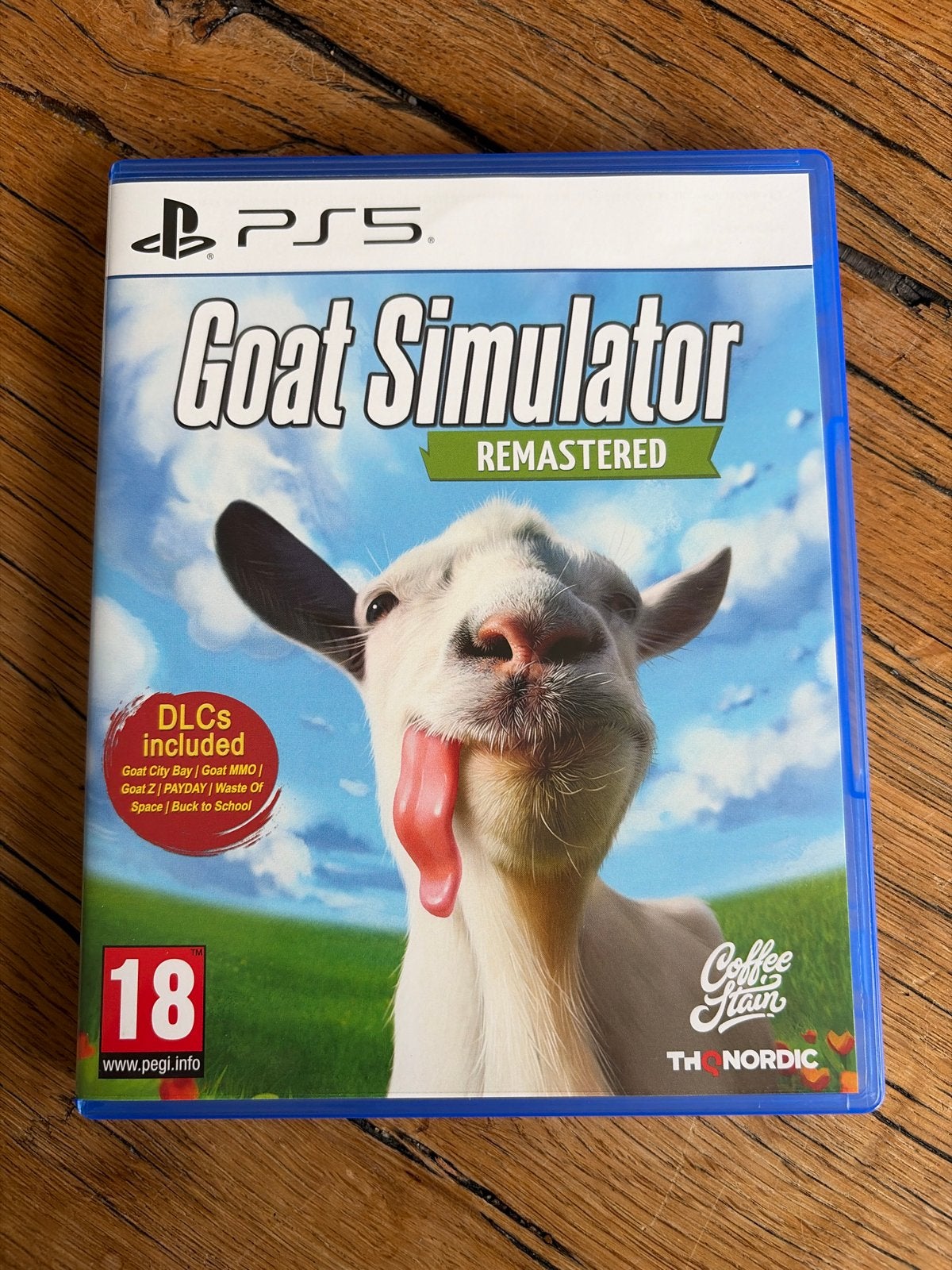Goat Simulator Remastered PS5 - Inclusief DLC's, Online, Vanaf 18 jaar, 1 speler, Ophalen of Verzenden