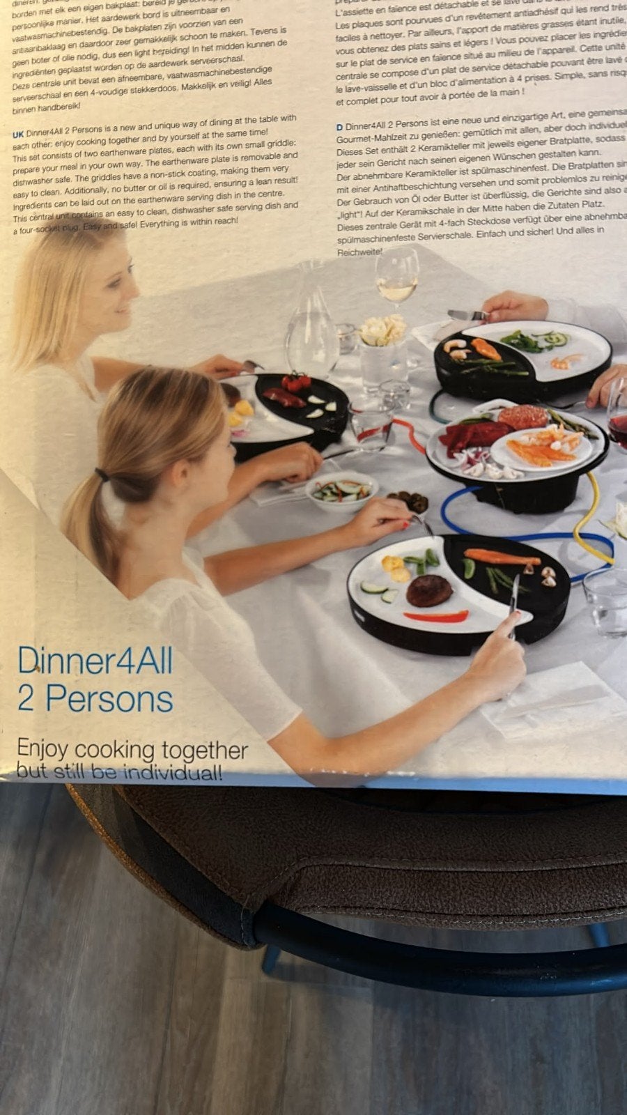 Dinner 4 All Gourmetset - 2 personen per doos, Ophalen, Zo goed als nieuw