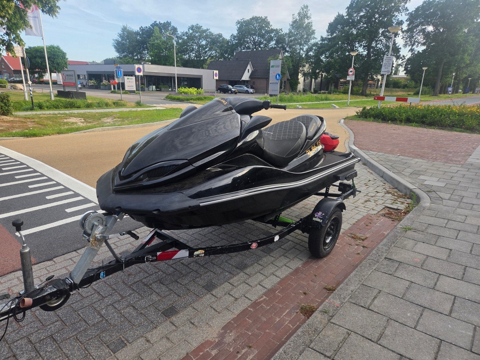 Kawasaki Jetski 300 ultra - Zwart, 208 uur met motorschade, Ophalen of Verzenden, Gebruikt, Benzine, 200 pk of meer