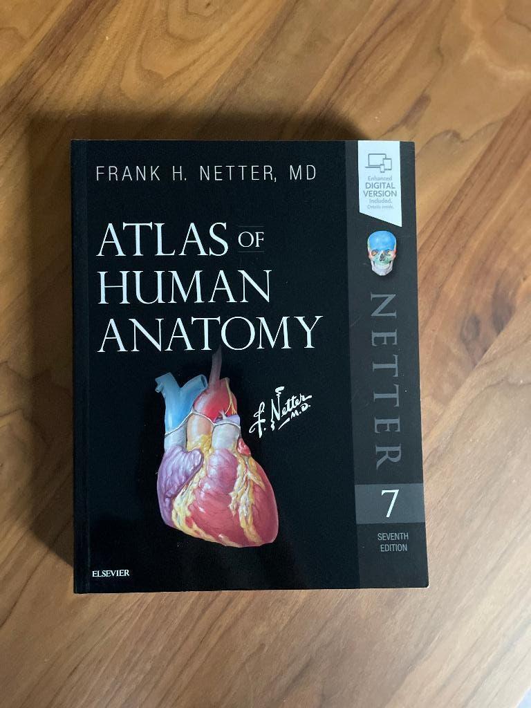 Atlas of Human Anatomy, Boeken, Frank H. Netter, Niet van toepassing, Ophalen of Verzenden, Zo goed als nieuw