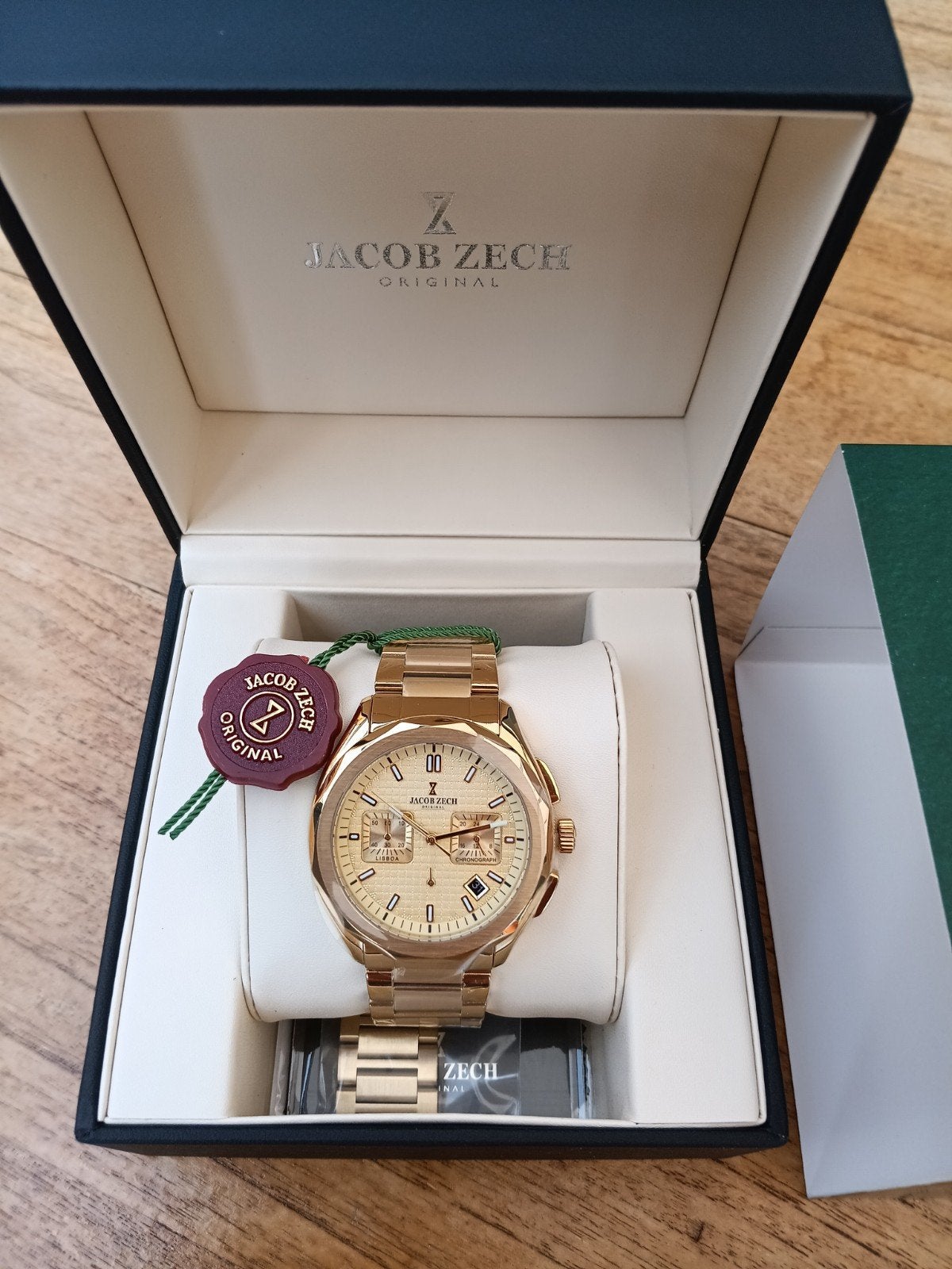 Nieuw Jacob Zech Lisboa herenhorloge., Ophalen of Verzenden, Nieuw, Overige merken