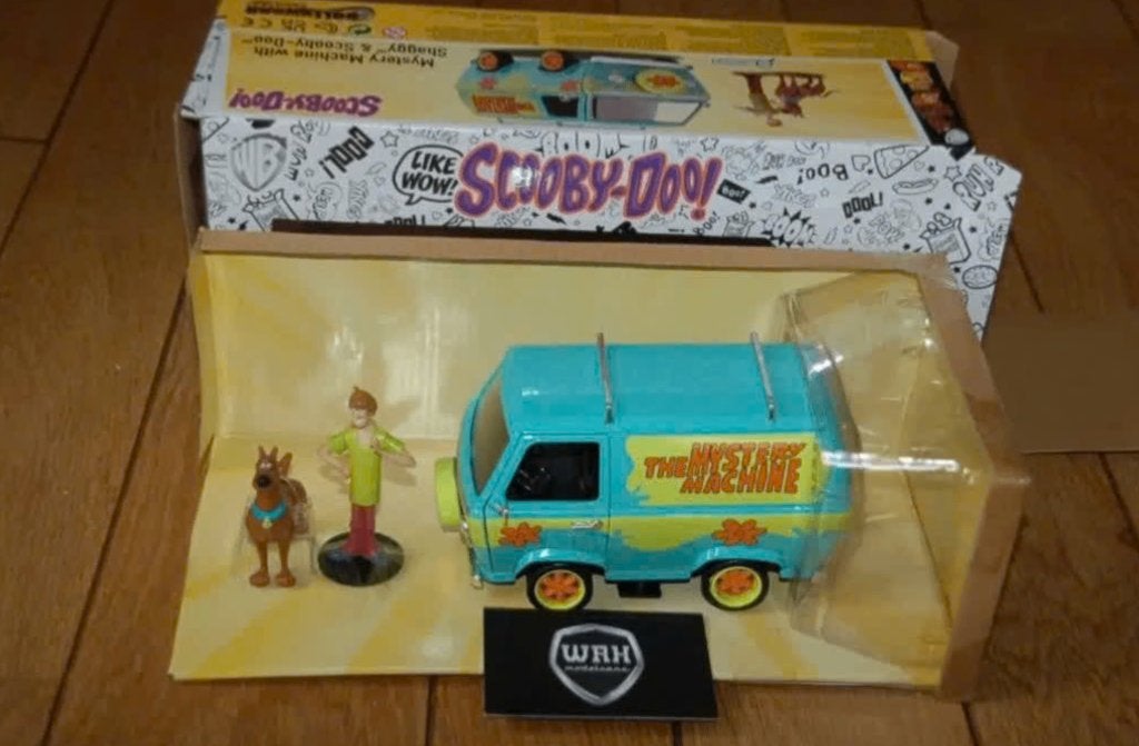1:24 MYSTERY MACHINE SCOOBY DOO JADA in box WRH, Verzenden, Zo goed als nieuw, Auto, Jada
