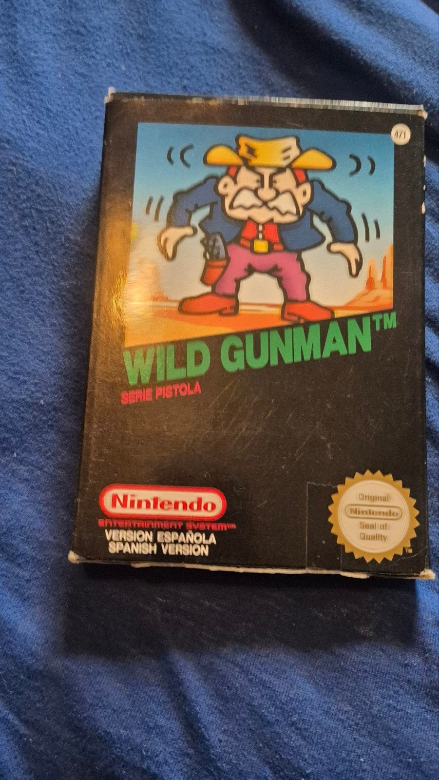 Wild Gunman NES - Spaanse versie - Compleet met doos, Spelcomputers en Games, Games | Nintendo NES, Gebruikt, Shooter, 1 speler