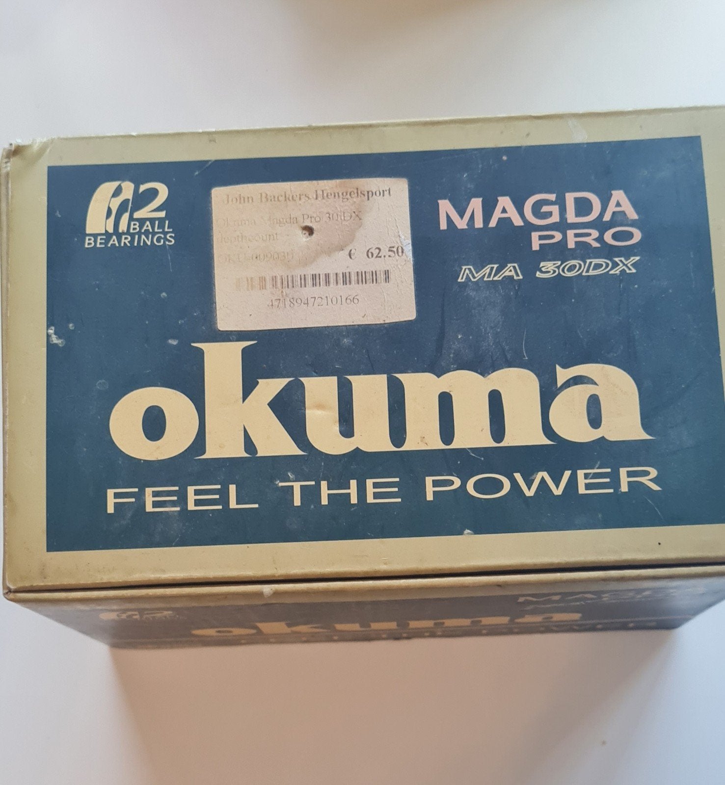 Okuma Magda Pro MA 30DX Trolling Reel met dieptemeter, Ophalen of Verzenden, Nieuw