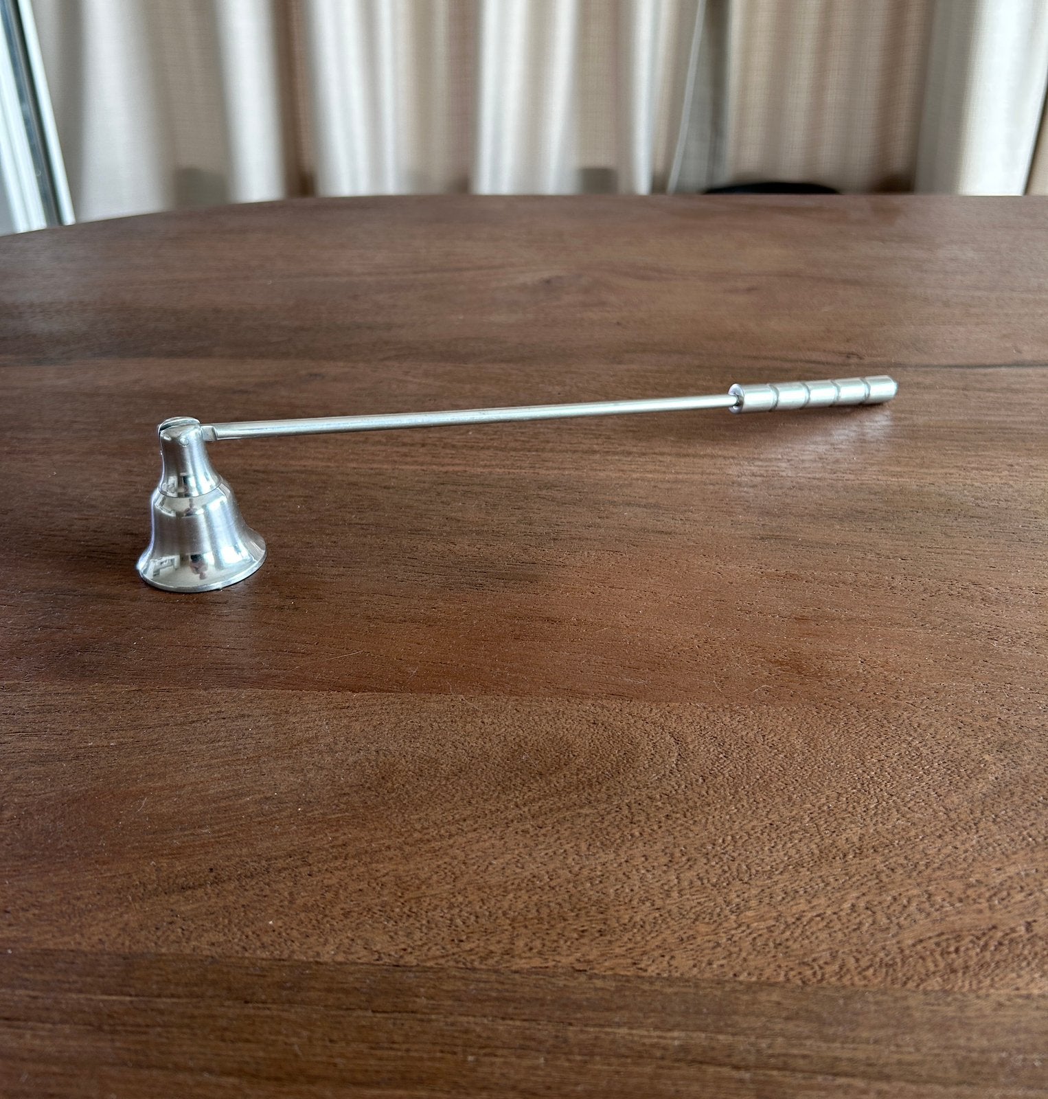 Vintage zilverkleurige kaarsendover, Antiek en Kunst, Ophalen of Verzenden