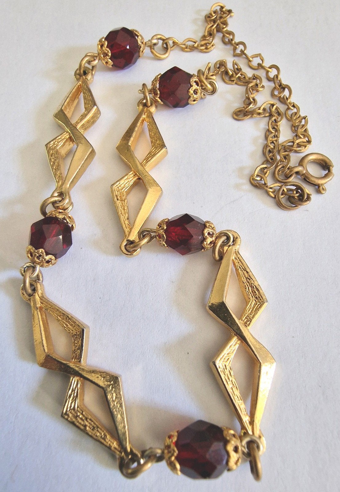 vintage ketting, Ophalen of Verzenden, Zo goed als nieuw, Overige materialen