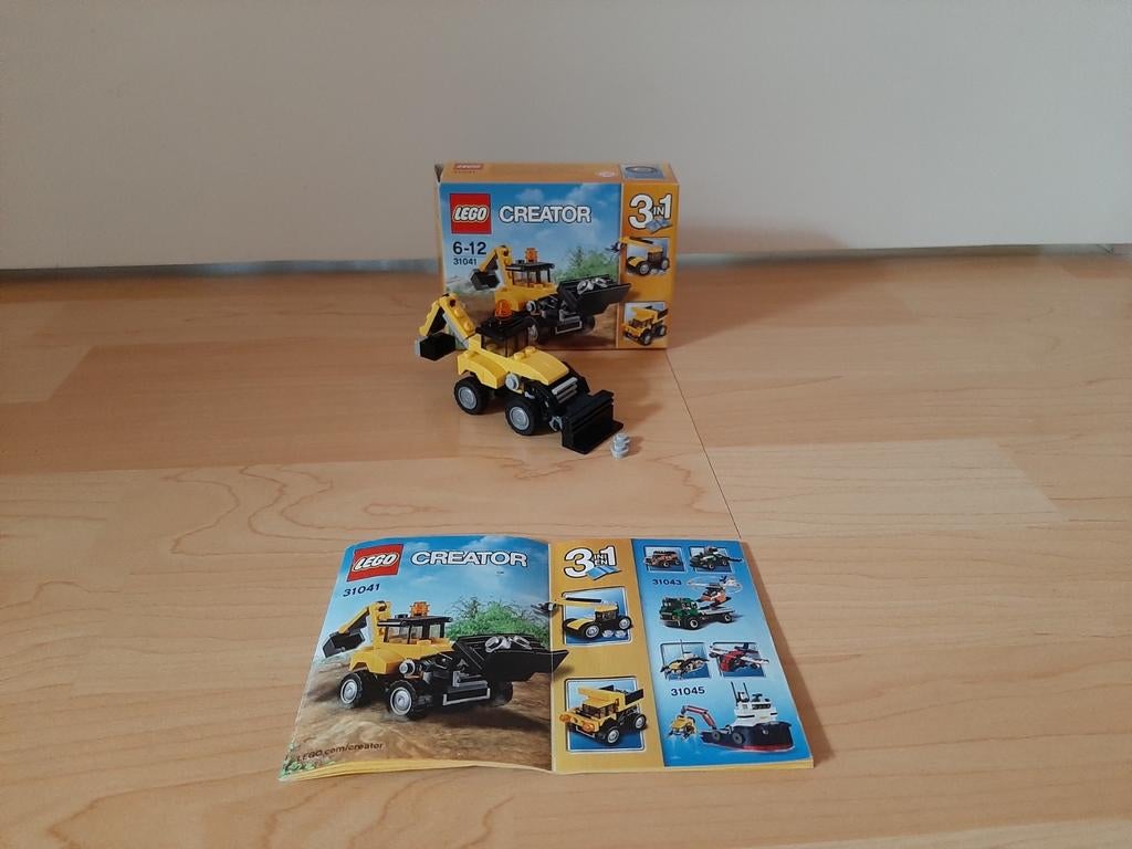 Lego Creator 31041 Bouwvoertuigen, Compleet, Lego, Ophalen of Verzenden, Zo goed als nieuw