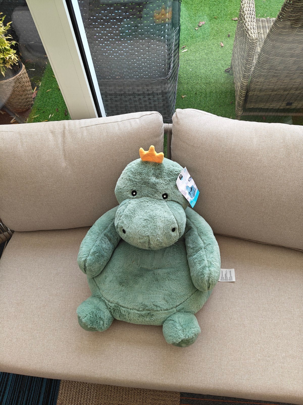 Nieuw Dinosaurus Kinderstoel - Zacht en Comfortabel, Kinderen en Baby's, Ophalen, Groen, Dinosaurus, Nieuw