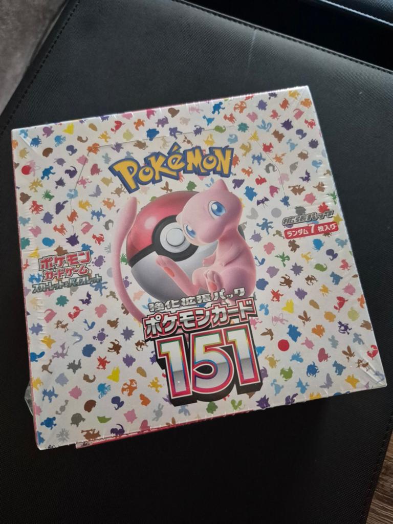 Pokemon 151 Japanse Booster Box, Ophalen, Nieuw, Boosterbox