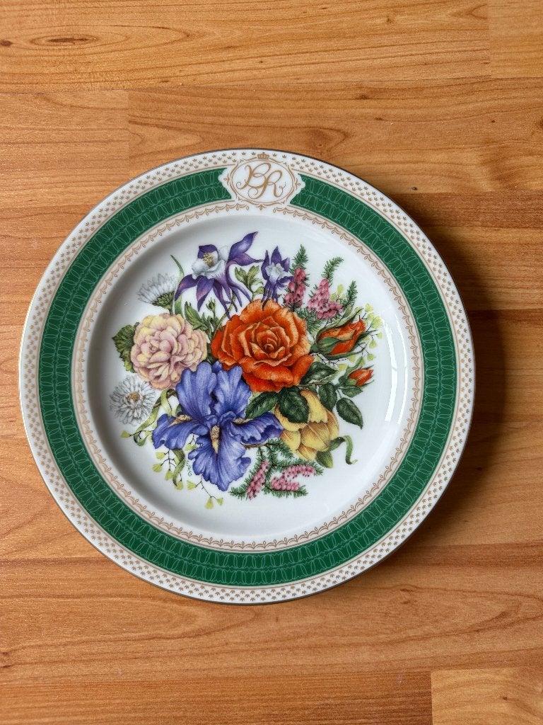 Bloemenbord 50e verjaardag Beatrix, Ophalen of Verzenden, Nieuw, Nederland, Servies