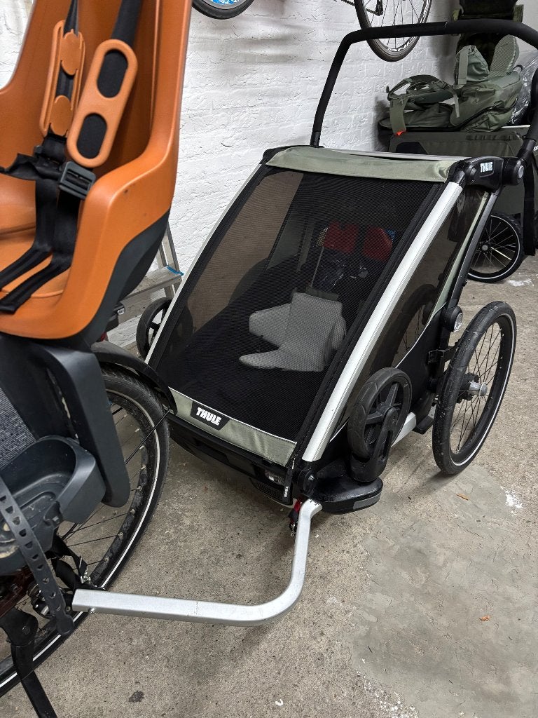 Fietskar Thule Chariot Lite 2 zits, Ophalen, Gebruikt, Opvouwbaar, 40 tot 60 kg