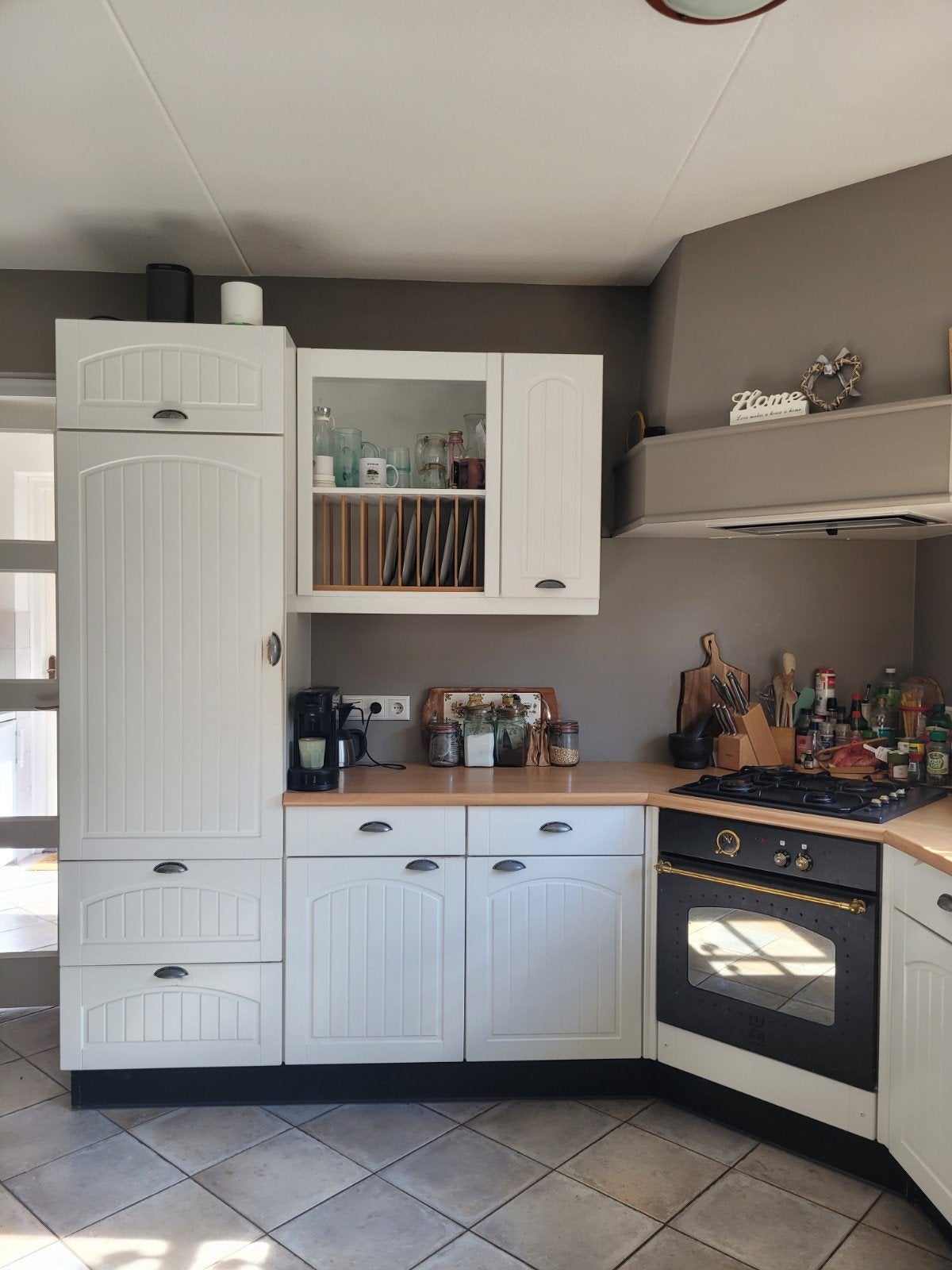 keuken gratis af te halen, Ophalen, Gebruikt, Wit, Hoekkeuken