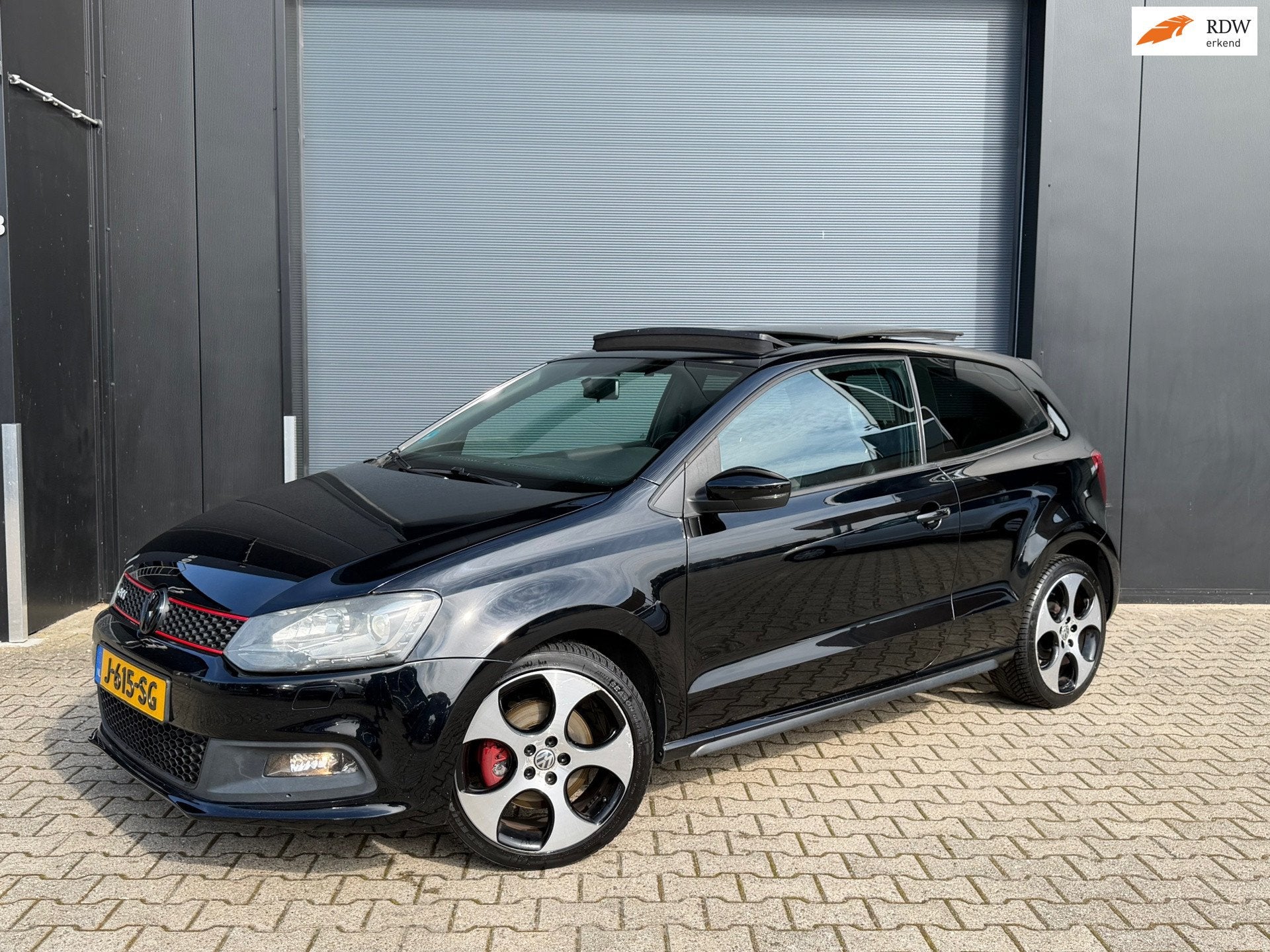 Volkswagen Polo 1.4 TSI GTI DSG Pano, Carplay, Stoelverwarmi, Auto's, Euro 5, Zwart, 4 cilinders, Zwart