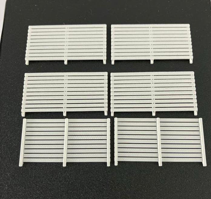 H0 Scenery: 6 stuks privacy hekwerk, Hobby en Vrije tijd, Modeltreinen | H0, Overige merken, Gelijkstroom of Wisselstroom, Overige typen