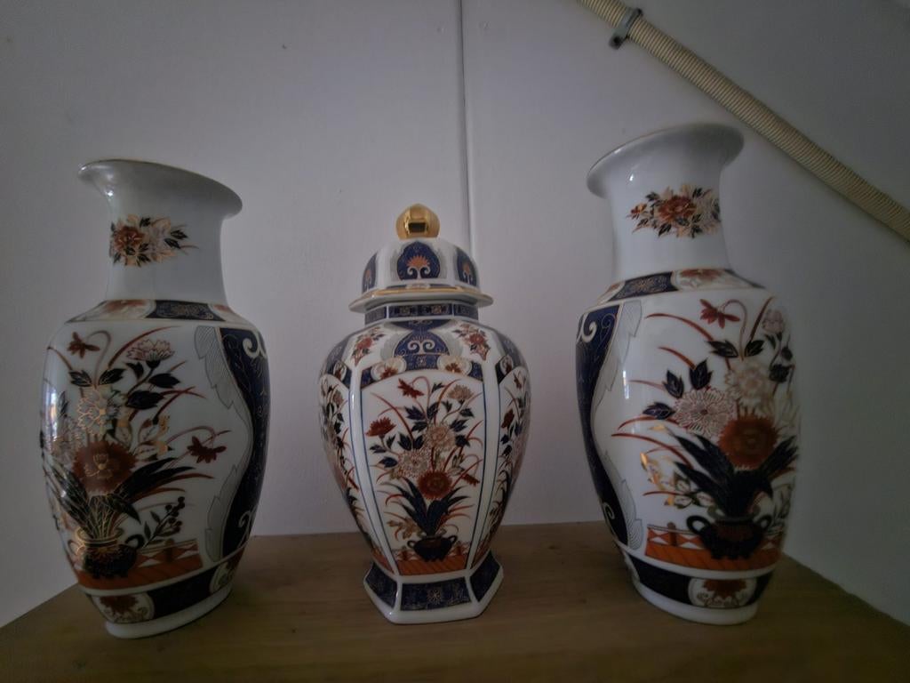 Japanse Imari-porseleinen vazen, Ophalen of Verzenden