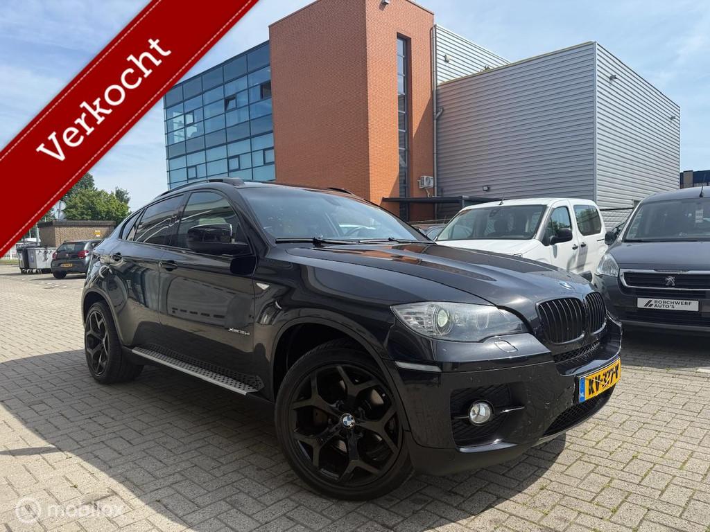 BMW X6 xDrive35d High Executive, Auto's, BMW, Gebruikt, 2993 cc, Zwart, Bedrijf