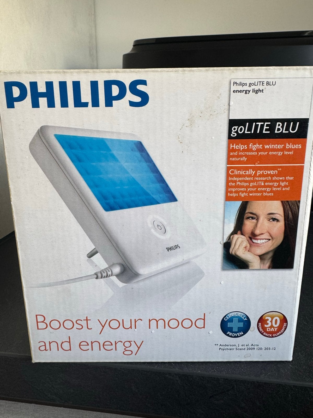 Philips goLITE BLU energielamp - Tegen winterblues, Ophalen, Zo goed als nieuw, Overige typen