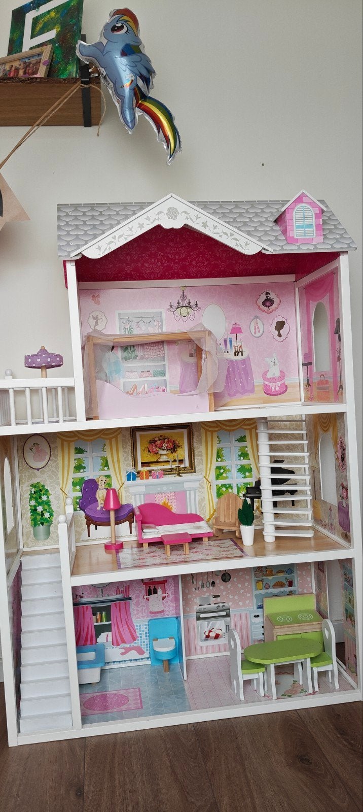 Barbie huis, Kinderen en Baby's, Speelgoed | Poppenhuizen, Ophalen, Gebruikt, Poppenhuis