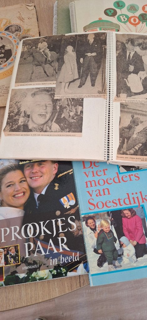 Oude boeken/plakboeken koninklijk huis, Boeken, Diverse auteurs, Ophalen, 20e eeuw of later, Gelezen