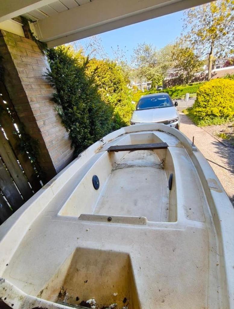 Trailer met boot, Ophalen, Gebruikt, Motorboot