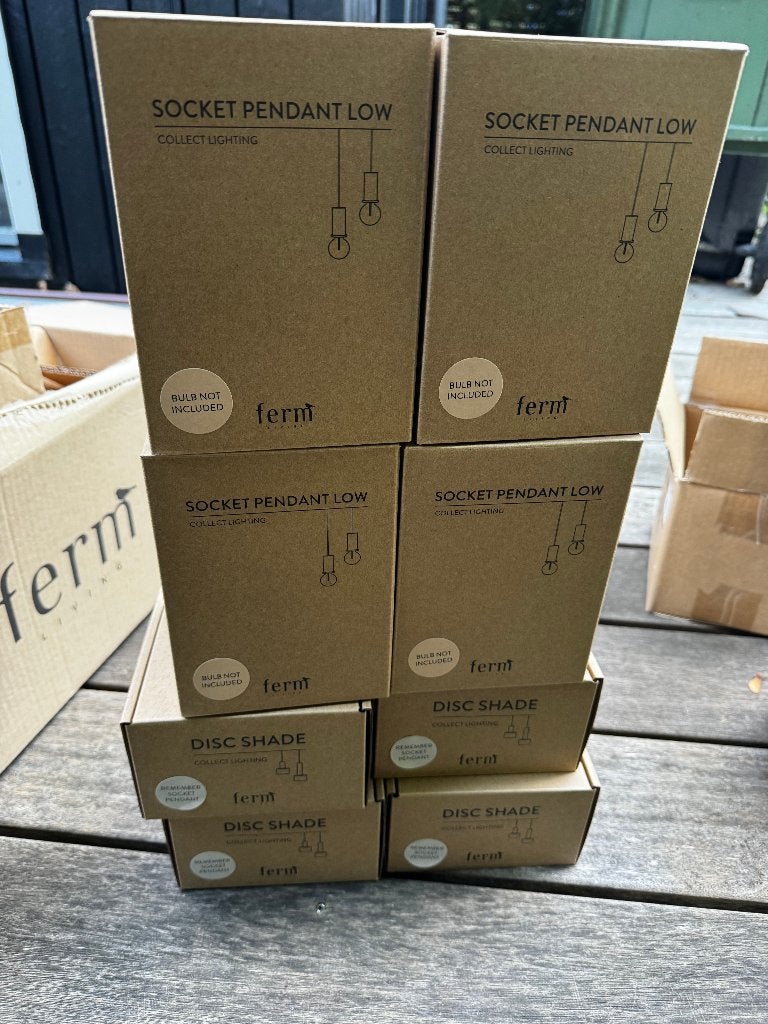 4x Ferm Living Collect hanglamp – nieuw, met Disc Shade, Ophalen, Nieuw