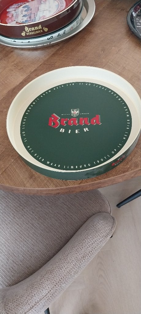dienbladen met bierreclame, Verzamelen, Ophalen, Gebruikt, Overige typen, Overige merken
