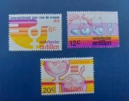 Postzegel Antillen 1975 PF Jaar vd Vrouw 13-08, Ophalen of Verzenden, Postfris