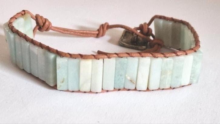 Amazoiet bohemian armband., Ophalen of Verzenden