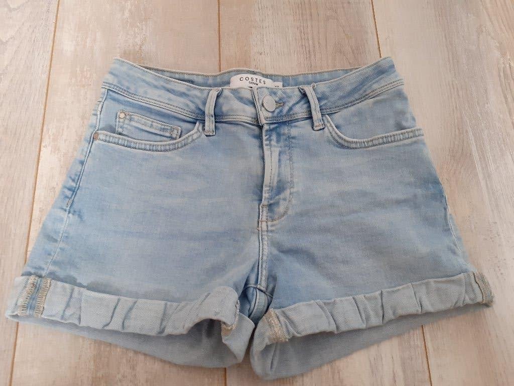 LEUKE blauwe korte jeans spijkerbroek, COSTES, maat XS, Blauw, Ophalen of Verzenden, Zo goed als nieuw, W27 (confectie 34) of kleiner