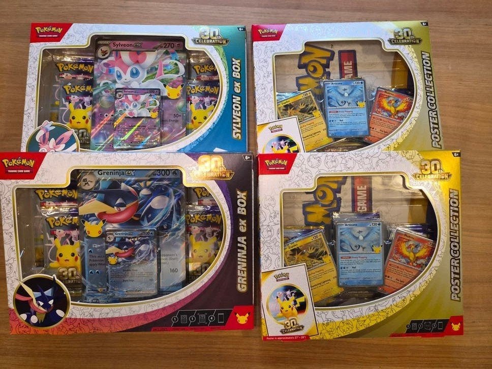Pokémon 30th: Greninja, Sylveon, 2x Poster, Ophalen of Verzenden, Nieuw