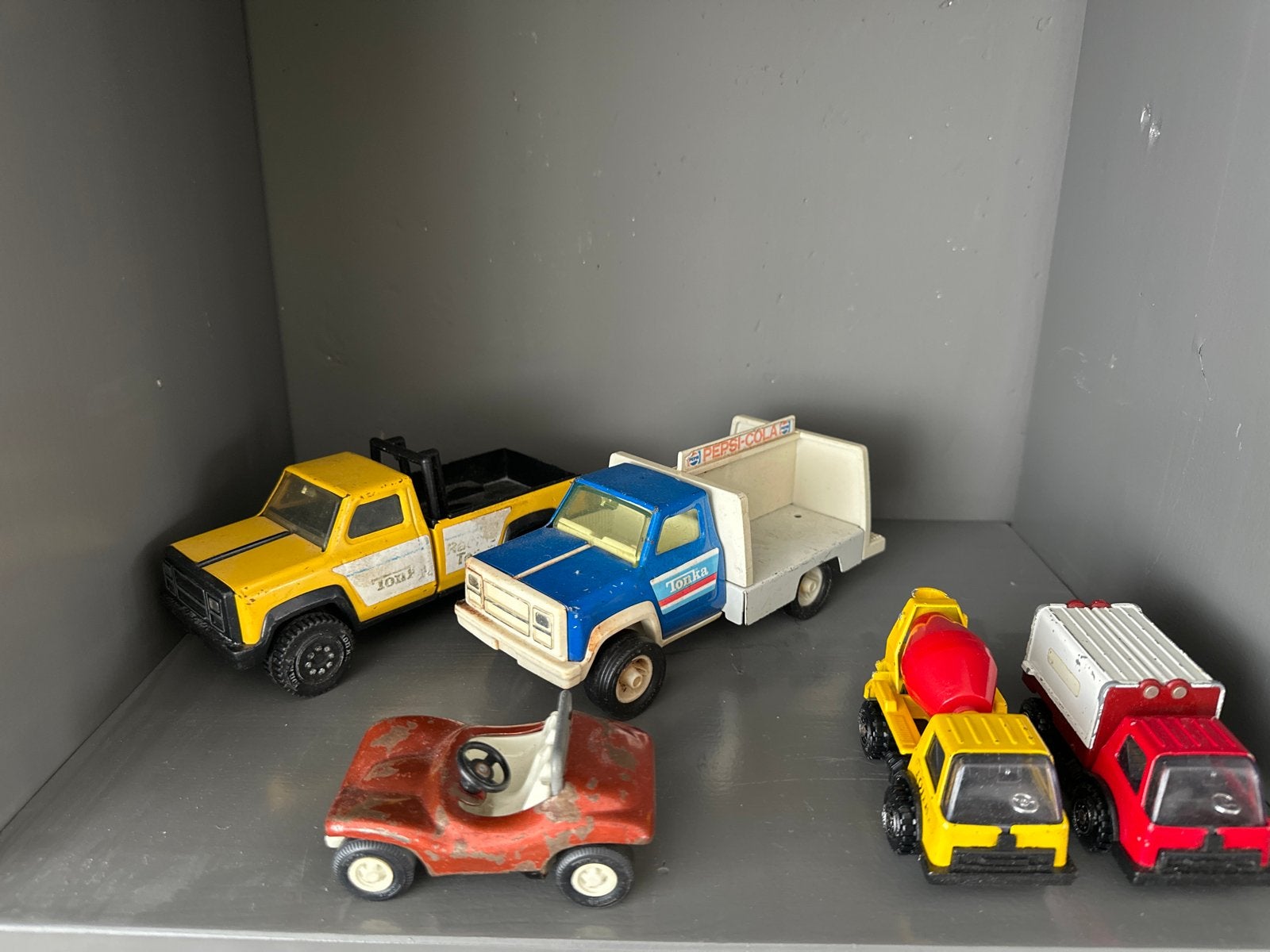 Tonka speelgoedvoertuigen - set van 5, Ophalen of Verzenden, Gebruikt