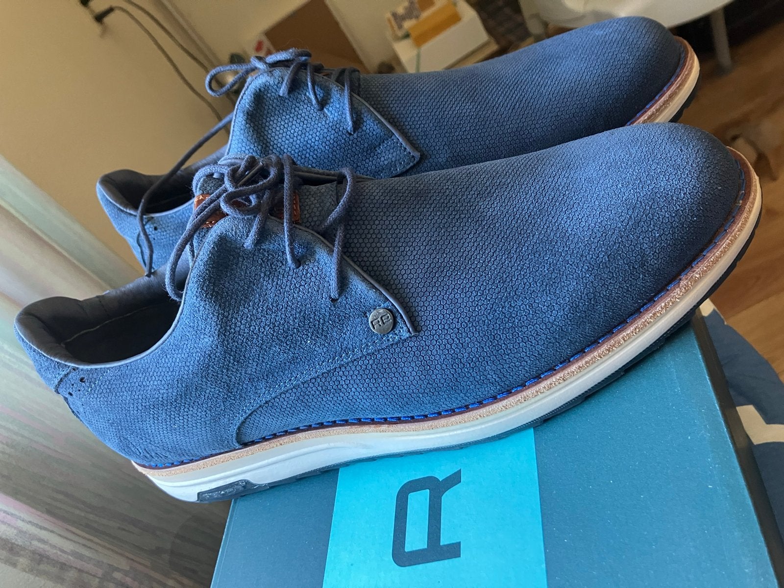 Rehab nette schoenen - Blauw - Maat 44 nieuw, Kleding | Heren, Schoenen, Blauw, Nieuw, Ophalen of Verzenden, Veterschoenen