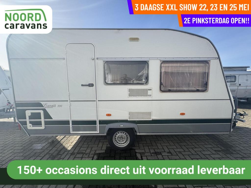 Chateau CARATT 390, TREINZIT, VOORTENT, FIETSENDRAGERS, Chateau, Bedrijf, 6 tot 7 meter, Tot en met 3