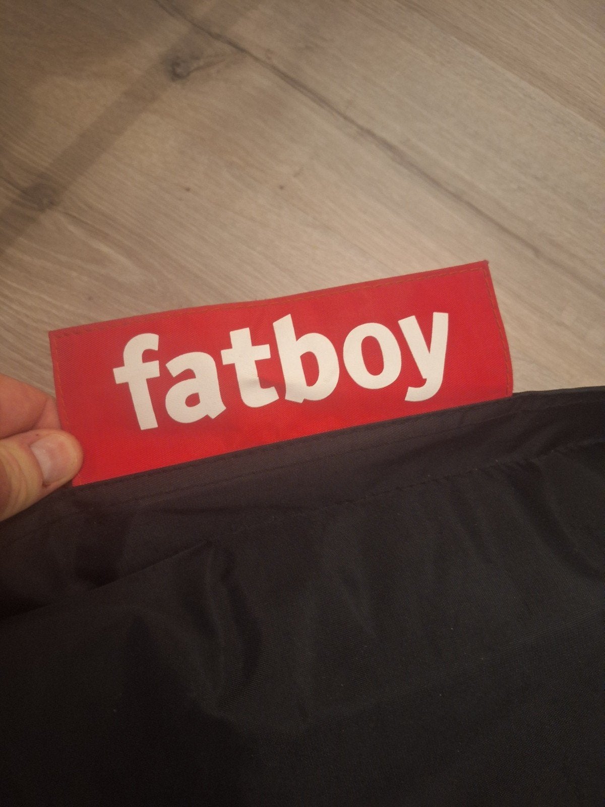 Grote Fatboy zitzak, Ophalen, Gebruikt, Zwart, Zitzak