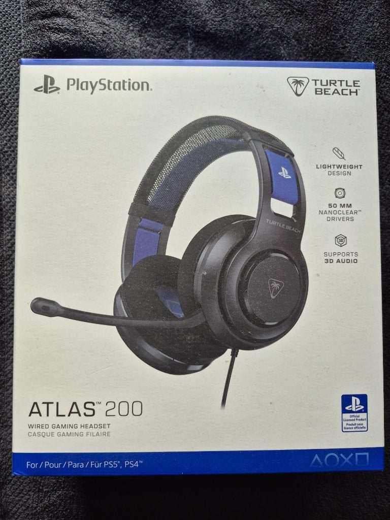 Turtle Beach Atlas 200 Gaming Headset PS5/PS4 – Gloednieuw, Ophalen of Verzenden, Gaming headset, Nieuw
