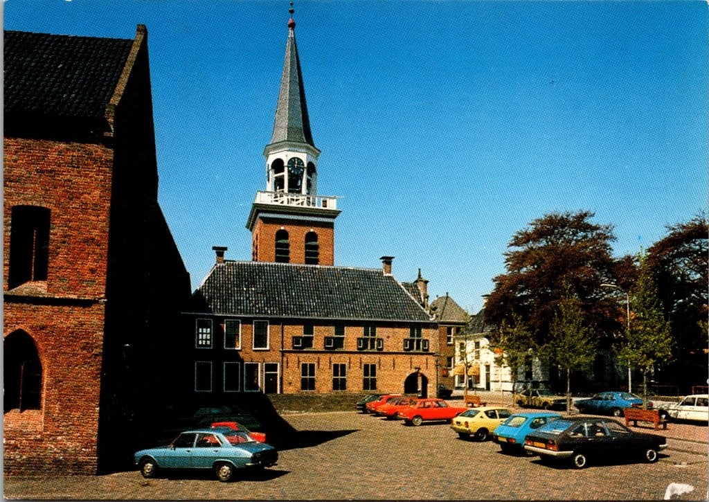 Appingedam - 6 vintage ansichtkaarten, Verzamelen, Ophalen of Verzenden, 1960 tot 1980, Gelopen, Groningen
