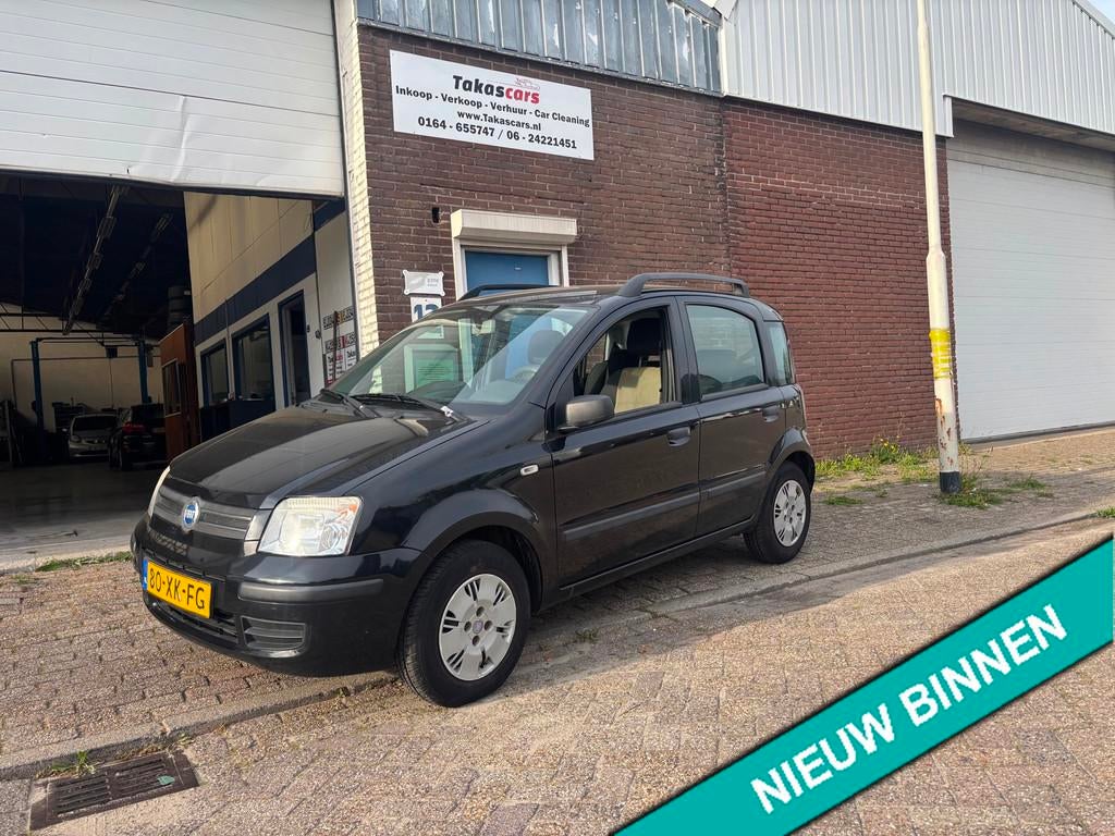 Fiat Panda 1.2 Edizione Cool AIRCO&JAAR APK&NAP LAGE KM, Voorwielaandrijving, Gebruikt, Zwart, Origineel Nederlands