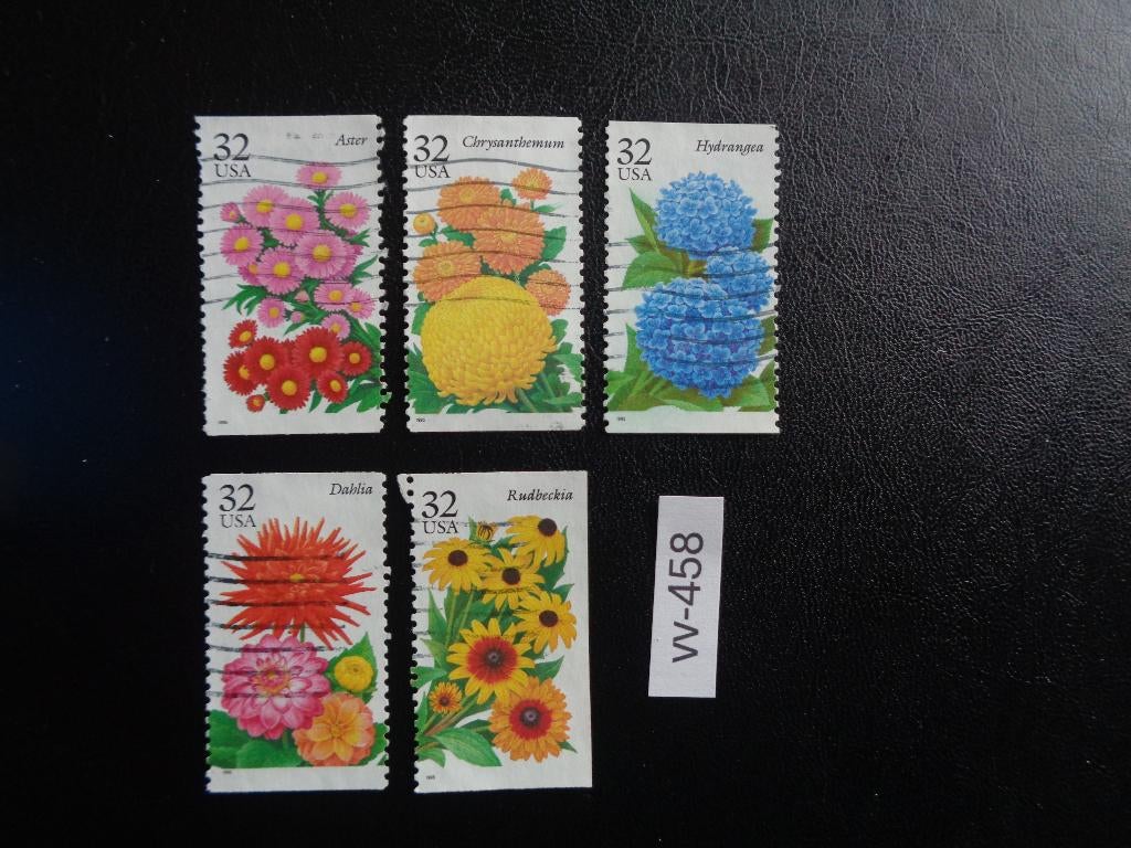 amerika - tuinbloemen 1995 (vv-458), Ophalen of Verzenden, Gestempeld, Midden-Amerika
