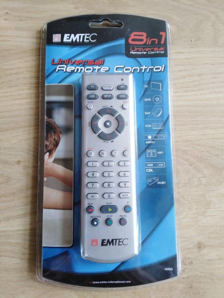 Emtec Universal Remote Control ( Nieuw ) afstandsbediening, Ophalen, Nieuw, Universeel, Tv