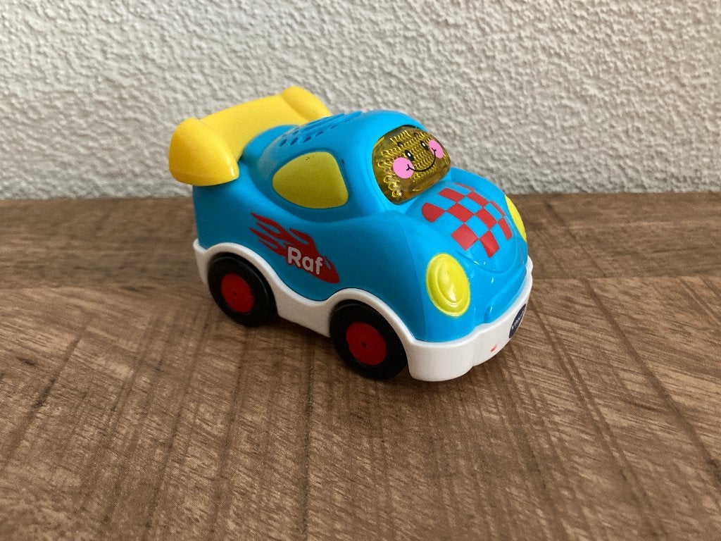 Vtech Toet Toet auto's Raf Raceauto in PRIMA staat., Ophalen of Verzenden, Gebruikt, 6 maanden tot 2 jaar