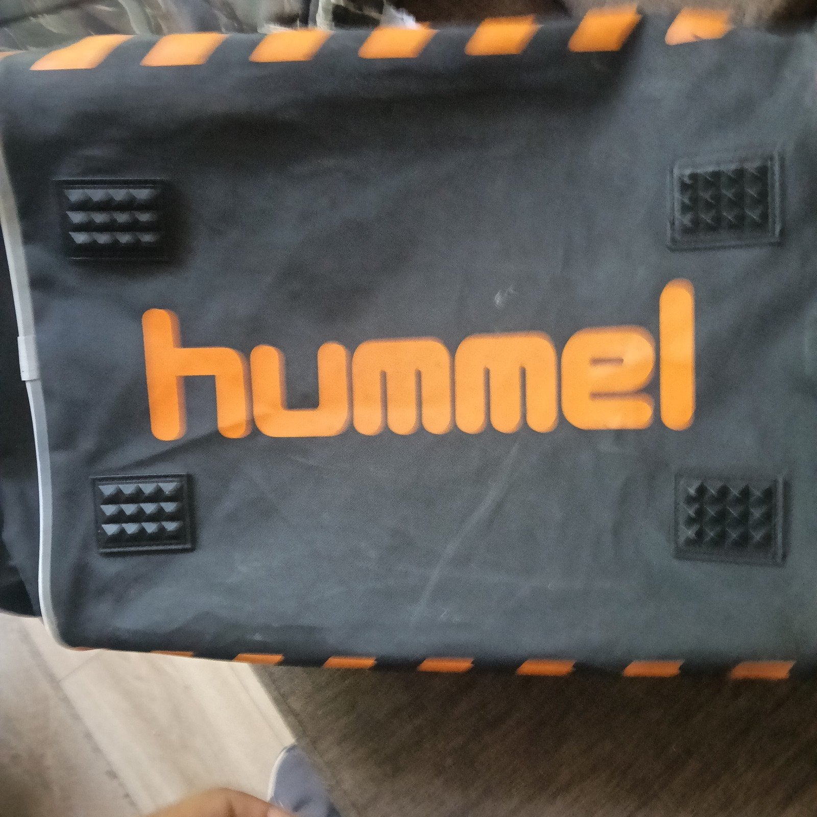 Hummel sporttas - Zwart/Oranje met nummer 3, Ophalen of Verzenden, Gebruikt, Unisex volwassen